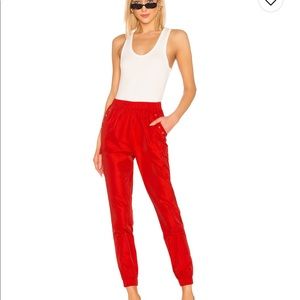 Superdown red joggers